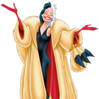 Cruella De Vilone Hundred And One Dalmationspng — Cartoon Crash Female Tier List option 169