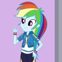 Rainbowdashmy Little Pony Friendship Is Magic Equestria Girlspng — Cartoon Crash Female Tier List option 559