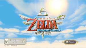 Skyward Sword Title 560 315png — The Legend of Zelda Games option 11