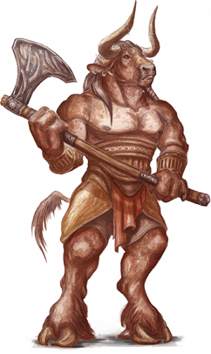 Minotaurpng — The Races of Dungeons and Dragons option 28