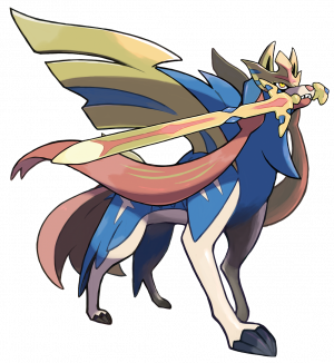 Zacianofficialpackageartpng — Top 50 Favorite Pokemon (currently) option 275