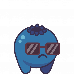 Shadyblueberryportraitpng — Turnip Boy Characters option 42