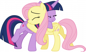 Twilightsparkleandfluttershyhuggingbycloudyglowdarmocq Fullviewpng — Twilight Sparkle Ships option 21