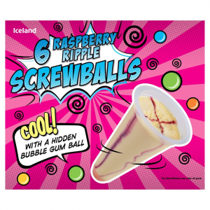 Iceland6supersurpriseraspberryripplescrewballswithahiddenbubblegumball600ml39476jpg — UK Ice Lollies and Ice Cream option 16