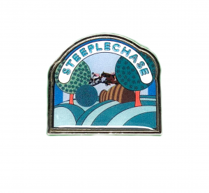 Steeplechase Pin Badge2jpg — UK Rollercoasters option 25