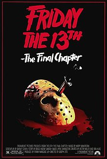 220px Fridaythe13ththefinalchapterposterjpg — Ultimate Horror Movie Ranking List option 5
