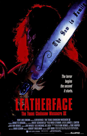 Leatherface The Texas Chainsaw Massacre 3 Movie Poster 1989 1020196476jpg — Ultimate Horror Movie Ranking List option 90