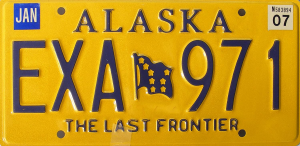 Alaskajpg — US State License Plates 2021 option 2