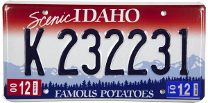 Idahojpg — US State License Plates 2021 option 12