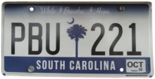 Southcarolinapng — US State License Plates 2021 option 40
