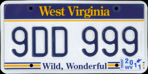 Westvirginiajpg — US State License Plates 2021 option 48