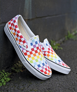 Vans Slip On Rainbow Checkerboard Skate Shoes 310321png — Vans Shoes Tier List option 13