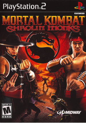 112766 Mortal Kombat Shaolin Monks Playstation 2 Front Coverjpg — Video Game Covers option 1