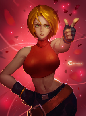 Kof Blue Maryjpg — Waifus de los juegos option 45