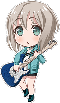 Moca Aoba Pure Chibiqo2y1apng — Who would start a war Bandori option 17