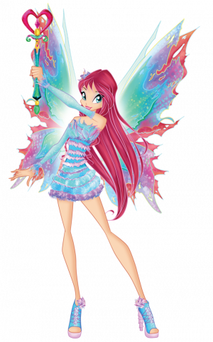 coloriages winx club bloom et ciel