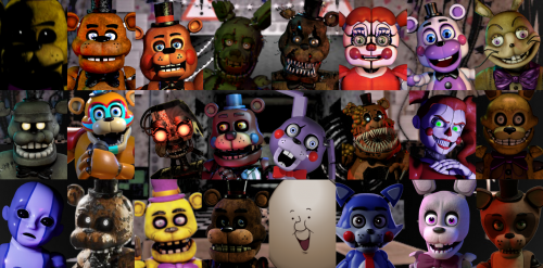 Create a FNAF & Fan Animatronics Tier List - TierMaker