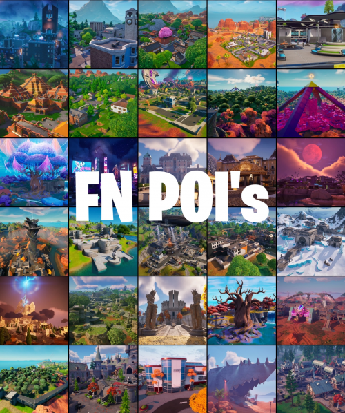 All Fortnite Locations / POI’s (400+ Ch6S1 Updated) Tier List ...