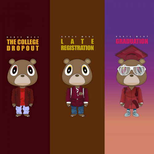 Create a Kanye West College Trilogy (College Dropout to Graduation ...