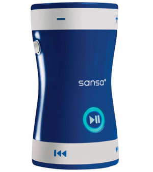 sansa mp3 player preloaded songs