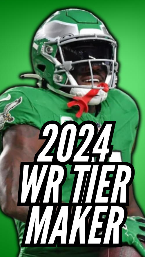 Create A 2024 Fantasy Football WRs Tier List - TierMaker