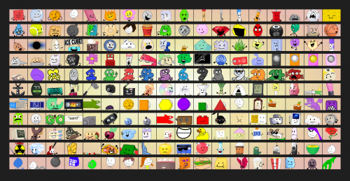 Create a BFDI characters Tier List - TierMaker