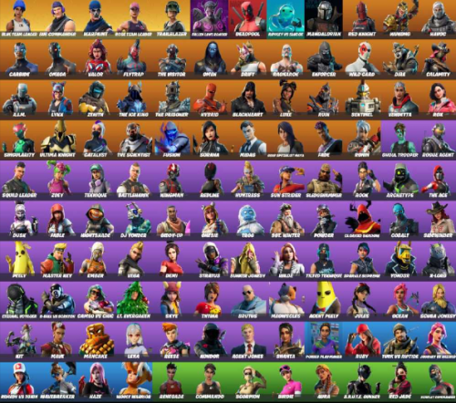 Tout Les Skins Fortnite C1 S1 C5 S2 Tier List Community Rankings Tiermaker 8809