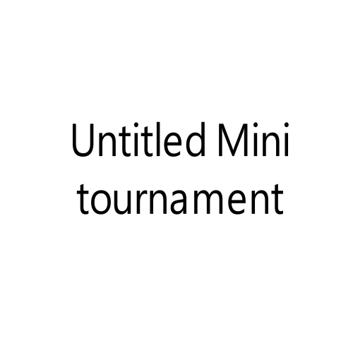 Create a Untitled MINI TOURNAMENT Tier List TierMaker