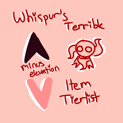 Create A Minus Elevation Items Tier List Tiermaker Create A Minus Elevation Items Tier List Tiermaker
