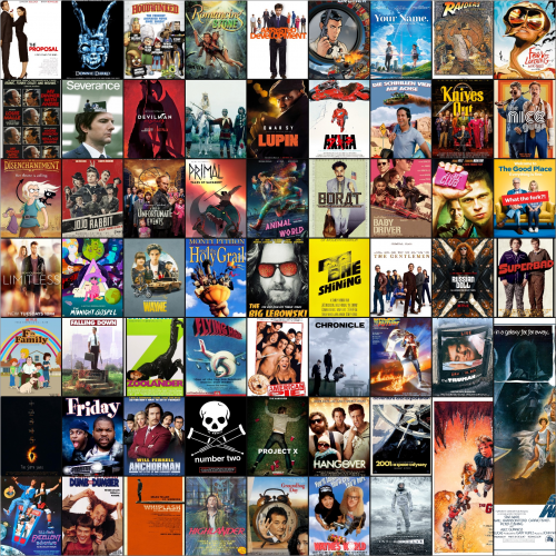 Create a My Favorited Movies/Series. Tier List - TierMaker