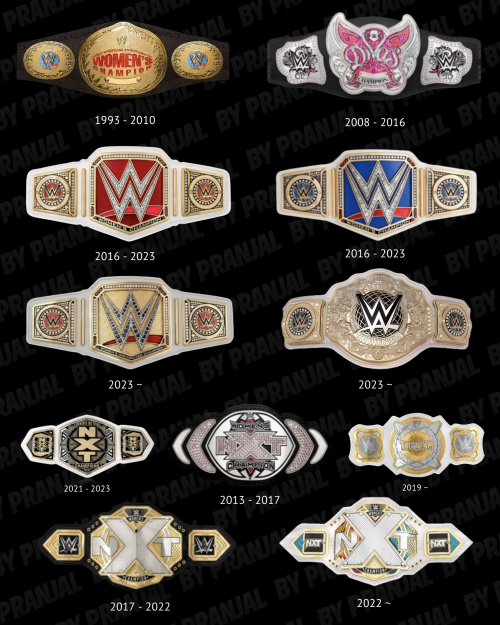 wwe women’s title belt designs Tier List (Community Rankings) - TierMaker