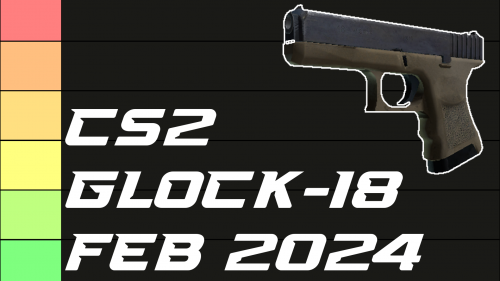 Counter-Strike 2 (CS2): All Glock-18 Skins (Feb 2024) Tier List ...