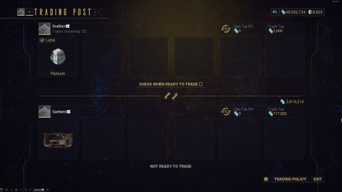 Create a Platinum Spending in Warframe Tier List - TierMaker