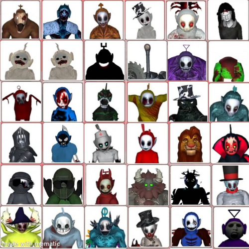 Create a slendytubbies growing tension enemy tierlist v2.4 Tier List ...