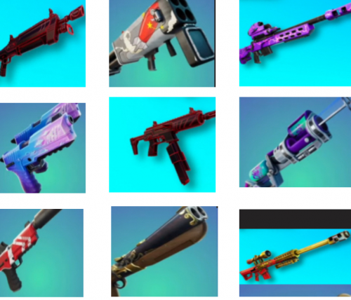 Create a for every exotic weapon in fortnite Tier List - TierMaker