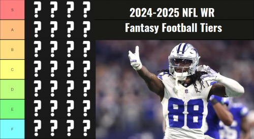 Create a 2024-2025 NFL WR Maker Tier List - TierMaker