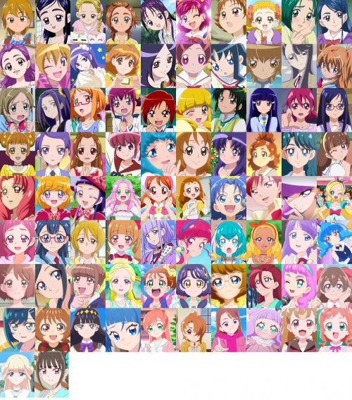 Create a precure all stars 2004-2024（before transforming） Tier List ...