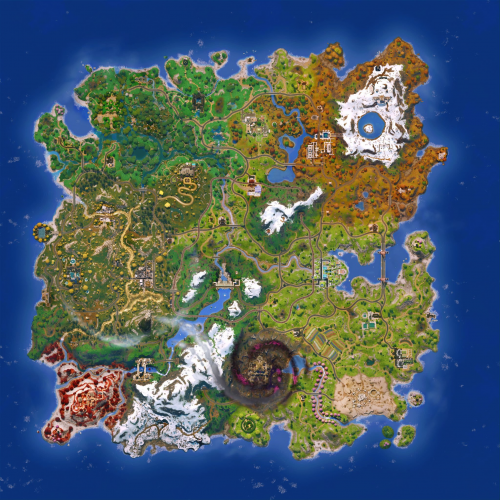 Create a All Fortnite Battle Royal’s POI (up to Ch6S3 : Super ) Tier ...