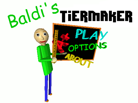 Create a Baldi's Basics Plus and Modded Title Screen Tier List - TierMaker