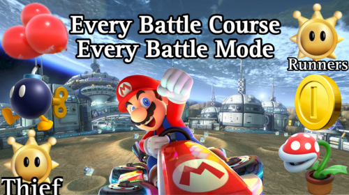 Create a Every Mario Kart Battle Course & Mode Combination Template ...