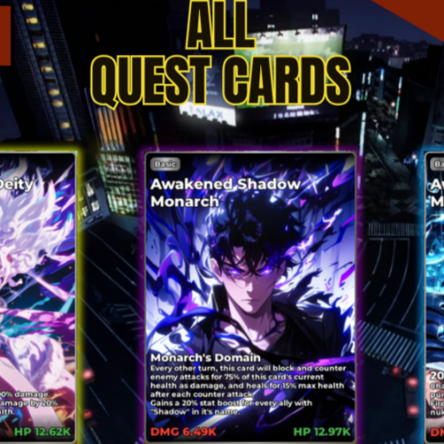 Create a Anime Card Clash Character Quest Cards Ranking Tier List ...