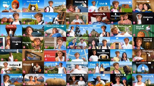 Create a 50 States in 50 Days thumbnails Tier List - TierMaker