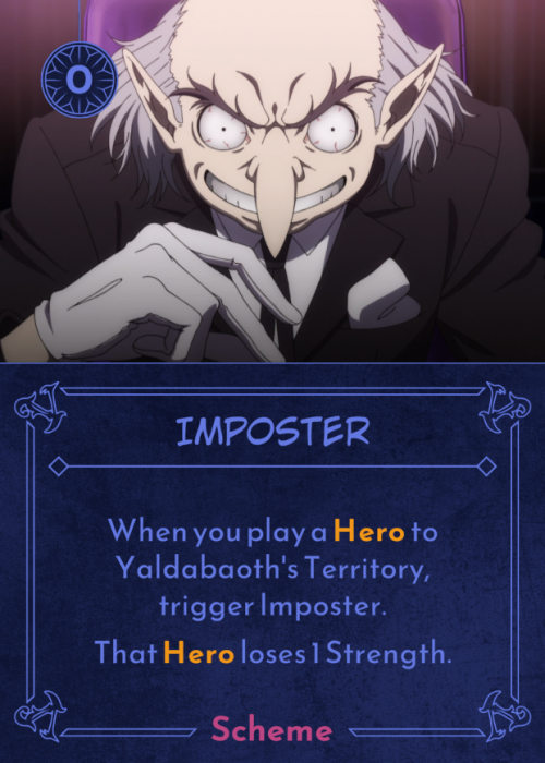 Villanious Card Example Create a Anime Villainous All Villain Cards Tier List - TierMaker