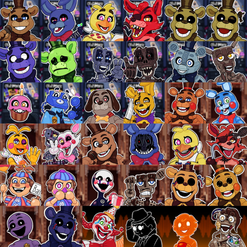 ShadyBear FNAF icons Tier List (Community Rankings) - TierMaker