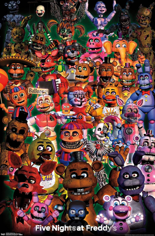 Create a FNaF Animatronics/ Characters - UPDATED SB Tier List - TierMaker