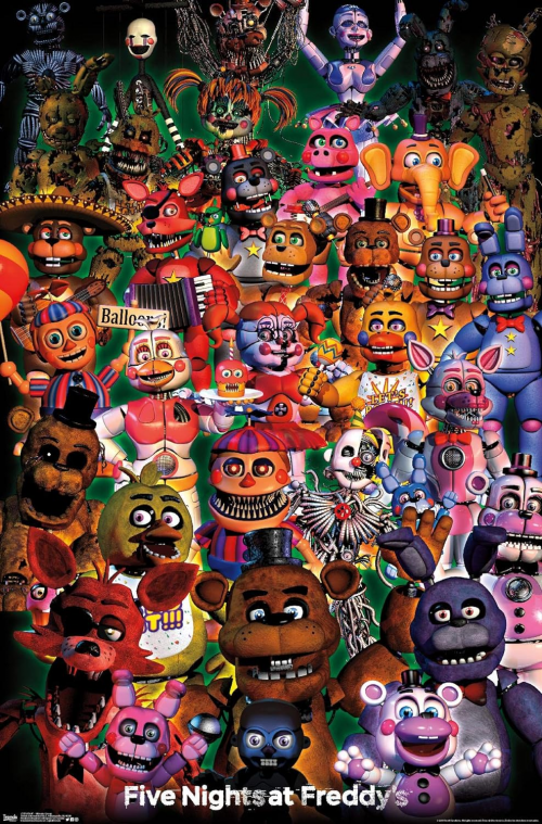 Create a All FNaF Animatronics (FNaF 1 - SB Ruin) Tier List