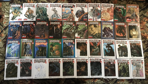 Berserk Vol.1-42 Set- Official Japanese Edition