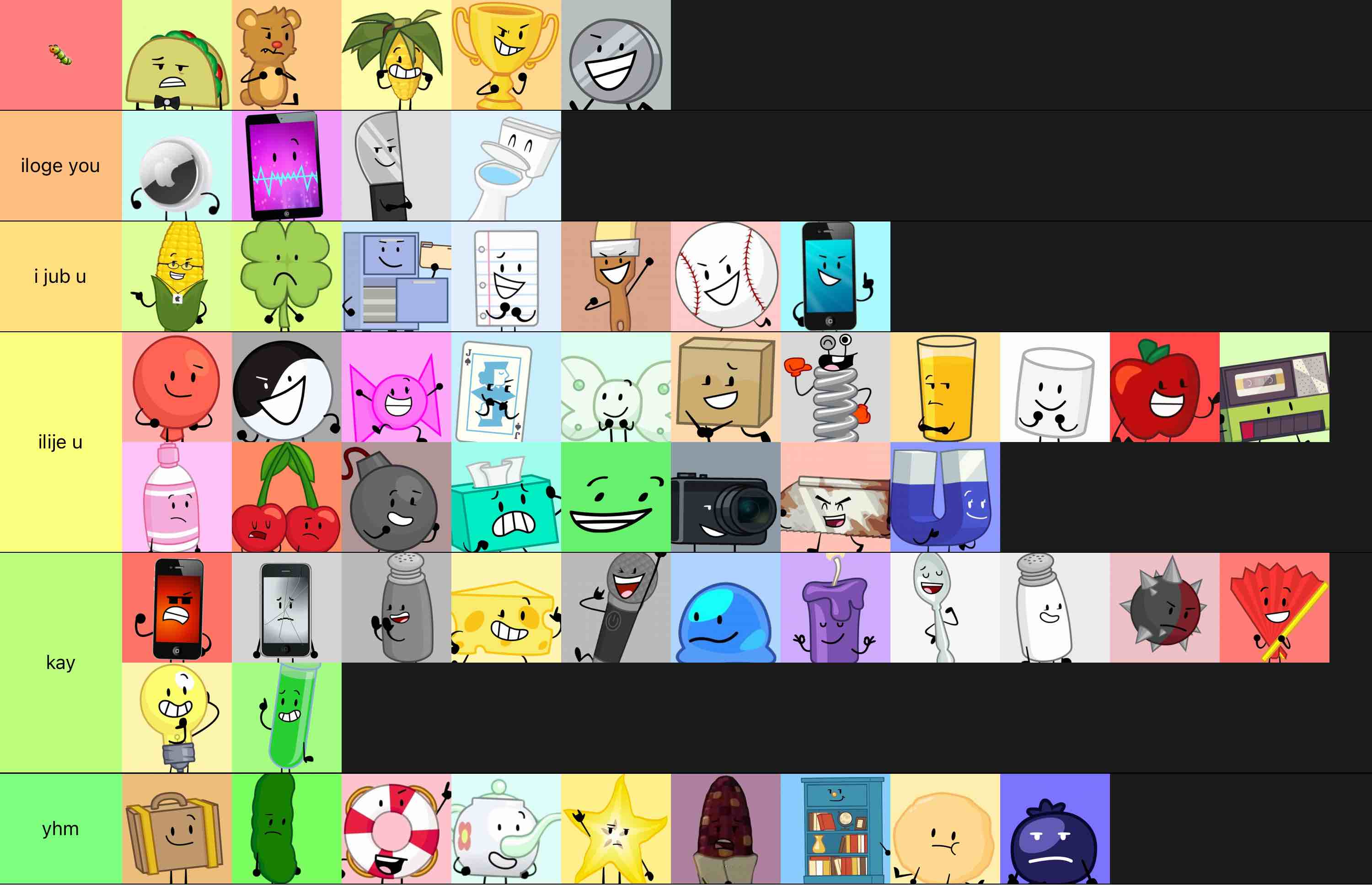 Inanimate Insanity Characters (280+ Characters) Tier List (Community ...