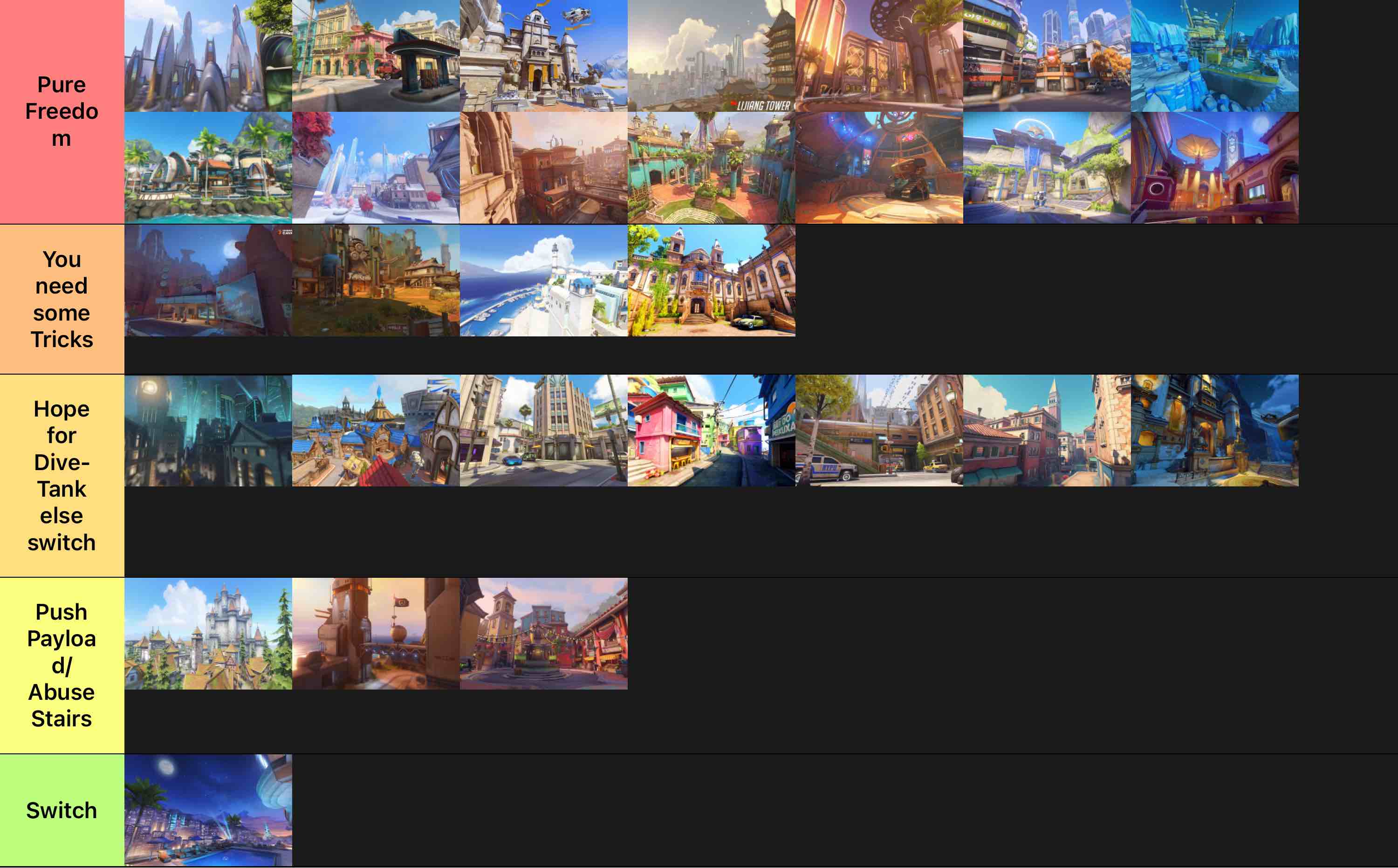 Tracer Map Overwatch 2 All Maps Tier List (Community Rankings) - TierMaker