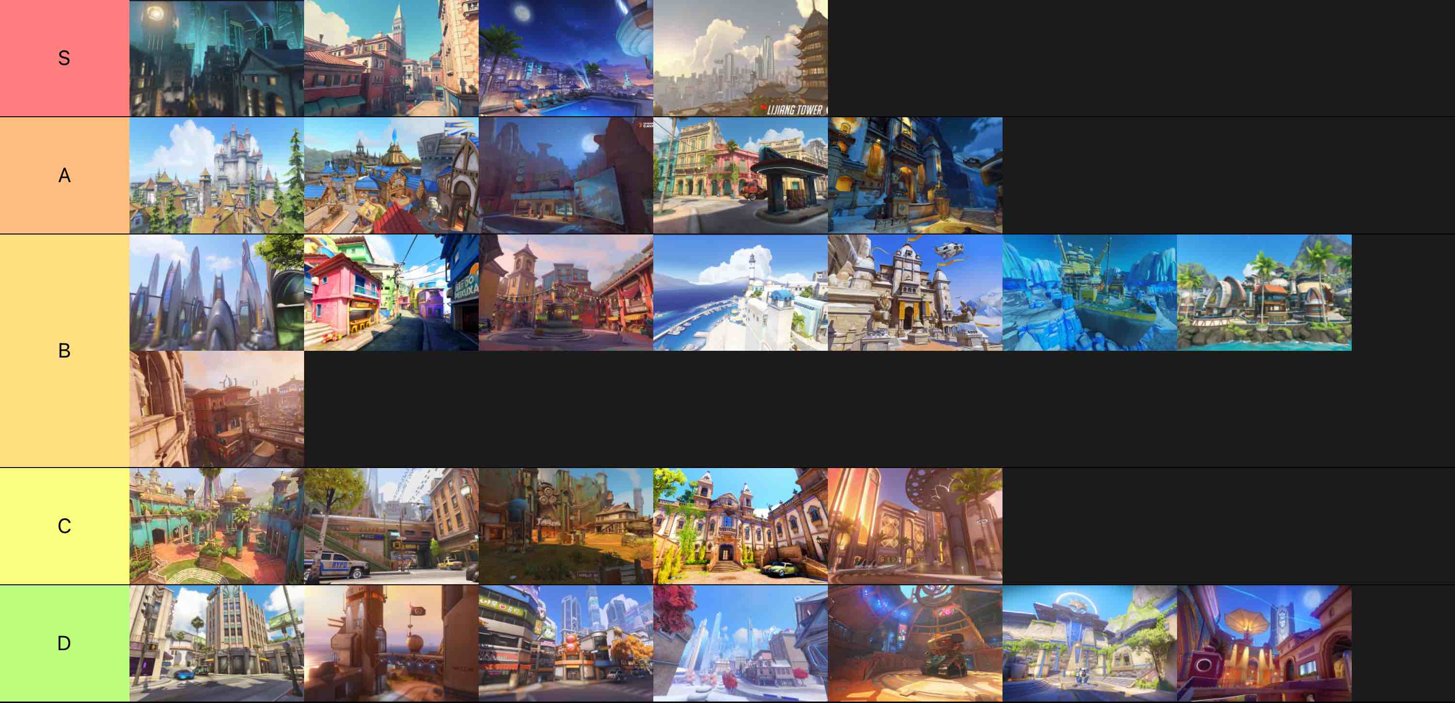 Overwatch 2 All Maps Tier List (Community Rankings) - TierMaker